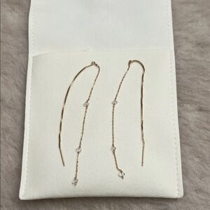 Kozakh Jewelry Chatoyant Threader earrings